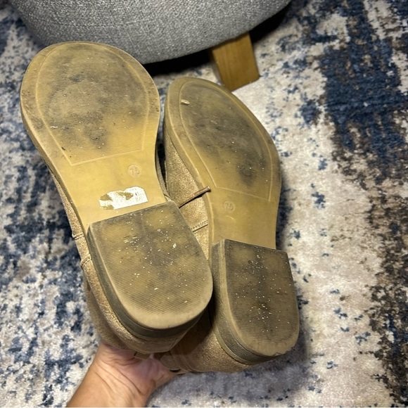 Torrid Tan Faux Leather Lace-Up Booties Size 8 Wide - Picture 10 of 13